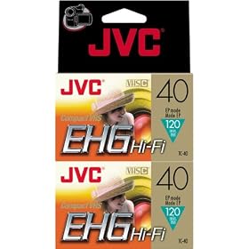 JVC VHS-C Tapes (TC40EHGDU2) (TC40EHGDU2) by JVC
