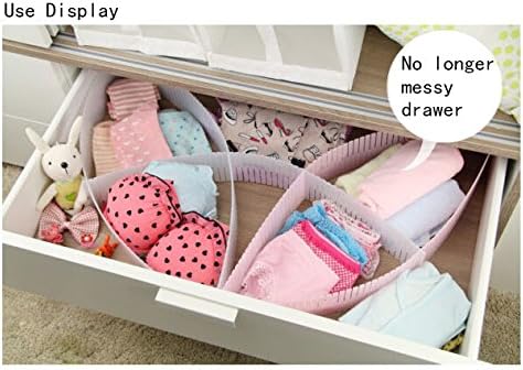 Chanyi(TM) 16-Compartment Plastic Grid Drawer Divider Tidy Home Storage Organizer(Blue)