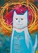Get Well W/ Halo Cat