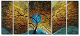 58x24 Megan Duncanson Blue Moon Contemporary Home Decor, Metal Wall Art 58x24 Megan Duncanson Blue Moon Contemporary Home Decor, Metal Wall Art