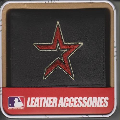 Houston Astros Embroidered Leather Trifold Wallet