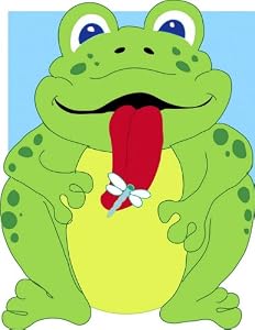 Froggy Regular Size Applique Flag
