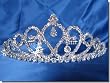 Bridal Wedding Tiara Crown With Crystal Drop 29956