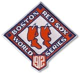 1912 World Series Official MLB Baseball Patch - Boston Red Sox over Giants