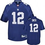 Steve Smith Blue Reebok NFL Premier New York Giants Jersey