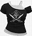 VERFLUCHTER PIRAT DER KARIBIK GIRLS GOTHIC PIRATEN SKULLS GR.M