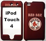 Boston Red Sox baseball logo RED Apple ipod iTouch Touch 4G 4 Faceplate Hard Cell Protector Case Cover Snap On NEW !!