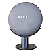 Mount Genie Google Home Mini Pedestal: Improves Sound Visibility and Appearance - Cleanest Mount Holder Stand for Google Mini - Designed in USA (Charcoal)