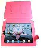 Pink Leather Flip Skin Case Cover For Apple iPad