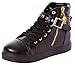 Serene Women's Casual Canvas Lace Up High Top Rivets Wedge Fashion Sneaker