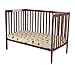 Dream On Me Synergy 5-in-1 Convertible Full-Size Baby Crib with Toddler, Day & Full Bed Conversion in Cherry, GreenGuard Gold & JPMA, 3 Mattress Heights, Sustainable Pinewood