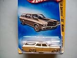 Hot wheels 2009 New models Tan/Gold 1970 Chevelle SS Wagon 1:64 Scale