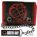 Green Day - Painted Grenade Leather Wallet