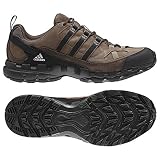 adidas Outdoor AX1 Leather Hiking Shoe - Mens Grey Blend/Black/Espresso 9.5
