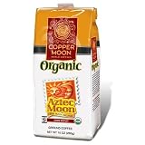 Copper Moon Aztec Moon Organic Coffee Ground 10 Ounce Bags  Pack of 3 