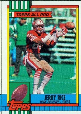 1990 Topps #8 Jerry Rice - San Francisco 49ers (Football Cards)