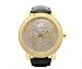 Super Techno Mens Diamond World Map Watch 0.10ct