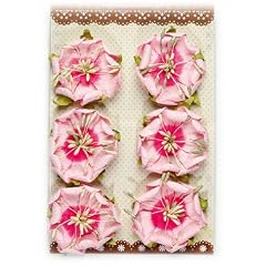 Reprint Flowers Pink - Scrapbooking