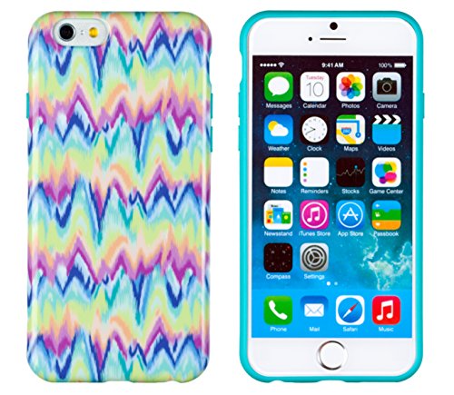 iPhone 6 Plus + Case, DandyCase PERFECT PATTERN *No Chip/No Peel* Flexible Slim TPU Case Cover for Apple iPhone 6 Plus (5.5" screen) - LIFETIME WARRANTY [Neon Paint Drip]