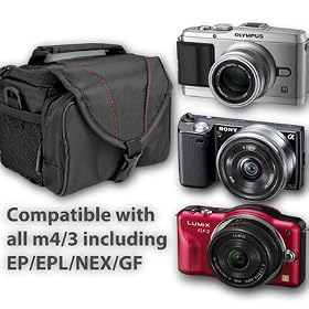 GMYLE (TM) Micro 4/3 Digital Camera Gadget Bag for Olympus EP1 EP2 EP3 EPL Sony NEX-3 NEX-5 NEX-C3 Panasonic GF1 GF2 G3