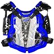 Fly Racing Convertible II Adult Roost Deflector Off-Road Motorcycle Body Armor - Clear/Blue