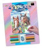 Pencil by Numbers Horses