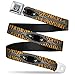 Buckle-Down Seatbelt Belt - Tiger Eyes - 1.5