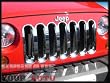 2007-2012 Jeep Wrangler Chrome Grille 1-Piece Chrome Grille