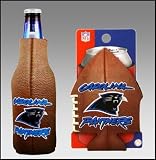 SET (2) CAROLINA PANTHERS FOOTBALL CAN & BOTTLE KOOZIE