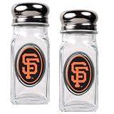 MLB New York Giants Salt and Pepper Shaker Set with Crystal Coat