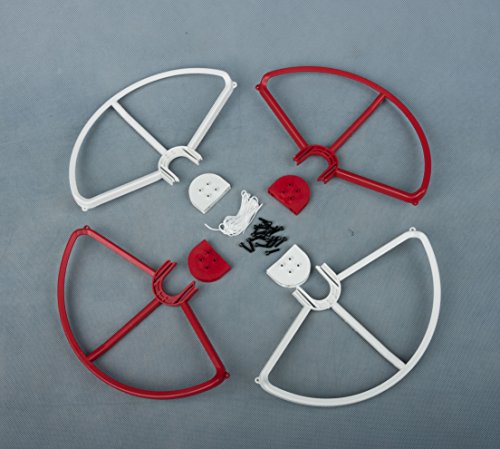Summitlink® Snap On/off Prop Guards 2 Red 2 White for DJI Phantom All Versions Tool Free Quick Release Summitlink® Snap On/off Prop Guards 2 Red 2 White for DJI Phantom All Versions Tool Free Quick Release