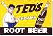 Ted's Creamy Root Beer Boston Red Sox Baseball Nostalgic Vintage Collectable Tin Sign