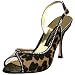 Beverly Feldman Women's Trinidad Slingback,Leopard Print,5.5 M US