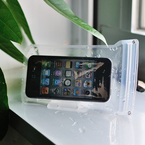 SP014:iPhone用防水ケース＆スタンドセット「ウォータープルーフキット」 iPhone5 スマホ スマートフォン 防水 ケース スタンド