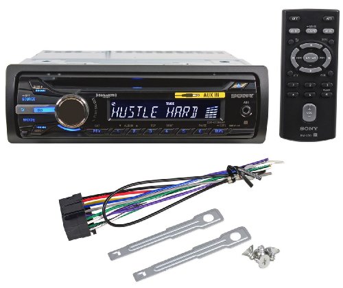 Sony CDX-GT360MP Single Din In-Dash CD MP3 Sirius XM Receiver with Aux Input With 52 Watts x 4 High Power Amplifier
