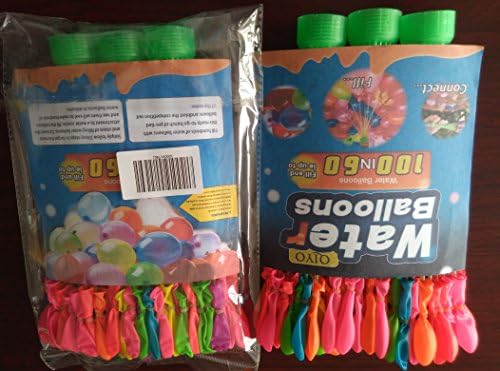 Magic Water Balloons, 330pcs Revolutionary Bunch Oh Balloons Fast to Fill by a Hose Attachment Ready Water Bombs for A Water Balloons Battle in 60 Seconds (3 packs, Total 330pcs)