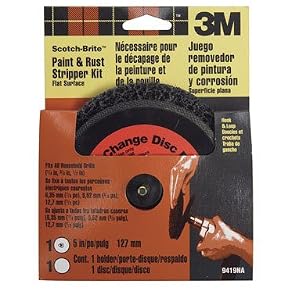 3M Scotch-Brite 9419NA Flat Surface Paint and Rust Stripper Kit by 3M