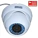 VideoSecu Day Night Vision 540TVL Dome Security Camera 1/3" Sony CCD 36 IR LEDs Vandal Proof 3.5-8mm Zoom Focus Lens for CCTV Home Surveillance DVR System with Free Security Warning Decal VD49HW 1ZA