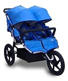 Tike Tech X3 Sport All Terrain Double Stroller - Pacific Blue -- blue