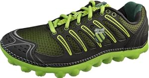 K-Swiss Men's Vertical Tubes Cali-Mari Low Running Shoe,Bright Green/Forest/Black,9 M US