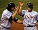 Magglio Ordonez and Ivan Rodriguez Detroit Tigers Autographed 16x20 Photo