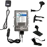 Car / Auto Multi Adapter Mount Holder GPS Navigation Kit for the Sony Clie TJ27 with built in charger - Gomadic Brand