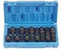 Grey Pneumatic Corp 1498MH 1/2'' Drive Metric Hex Driver Set - 10 Piece