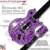 Stardust Purple Skin by WraptorSkinz TM fits Nintendo Wii Guitar Hero III (3) Les Paul Controller (GUITAR NOT INCLUDED)