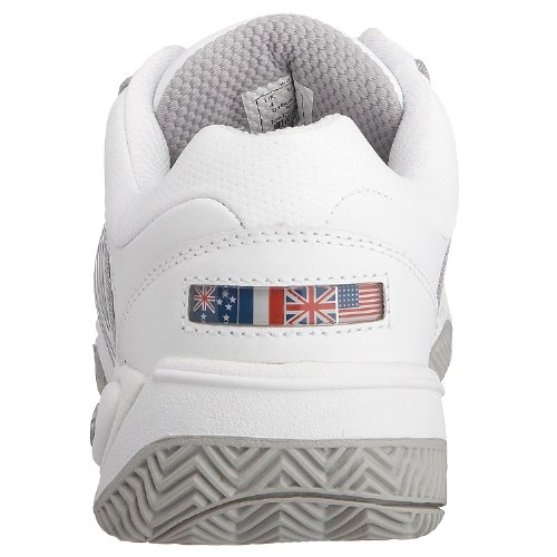 Kswiss Women's Accomplish white/silver Tennis Shoe 91805-147-M 5 UK