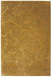 Hand Tufted Indian Martha Stewart "Geranium Leaf Collection" Rug