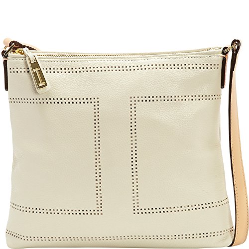 Isaac Mizrahi Kay Double Perforated Crossbody