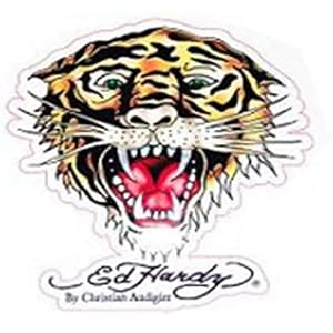 Ed Hardy Tiger Cling Blings Decal