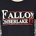 Ladies Cut - Fallon Timberlake for President 2016 on a Navy Short Sleeve T Shirt