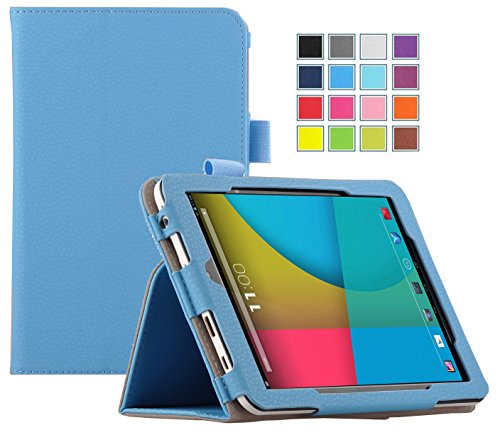 VSTN® Dragon Touch M8 8.0-Inch tablet PU case - Multi-Angle Stand Slim-Book PU Leather Cover Case for Dragon Touch M8 8.0-Inch tablet (Blue)